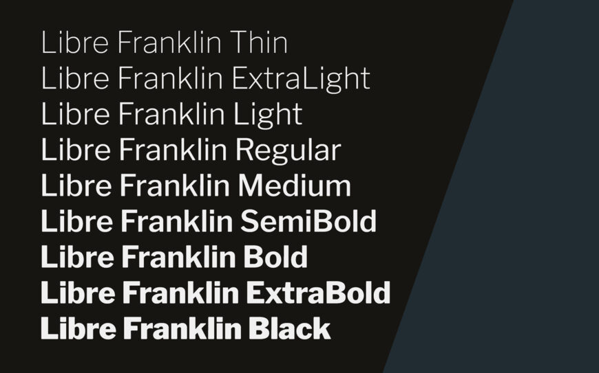 Libre Franklin Font Family
