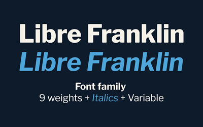 Libre Franklin Font Family