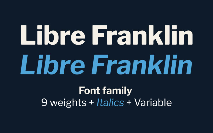 Libre Franklin Font Family