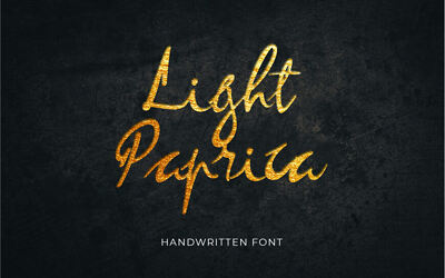 Light Paprica Font