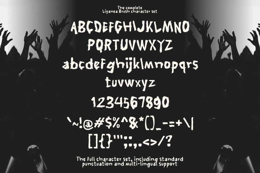 Liyanea Brush Font