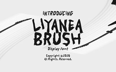 Liyanea Brush Font