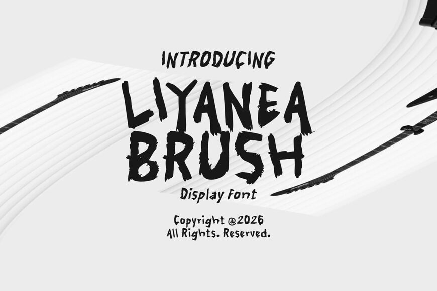 Liyanea Brush Font