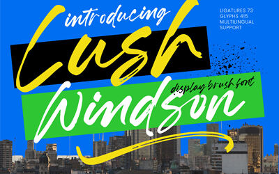 Lush Windson Font