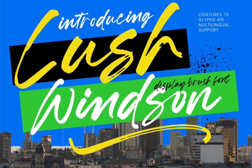 Lush Windson Font