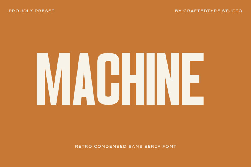 Machine Font