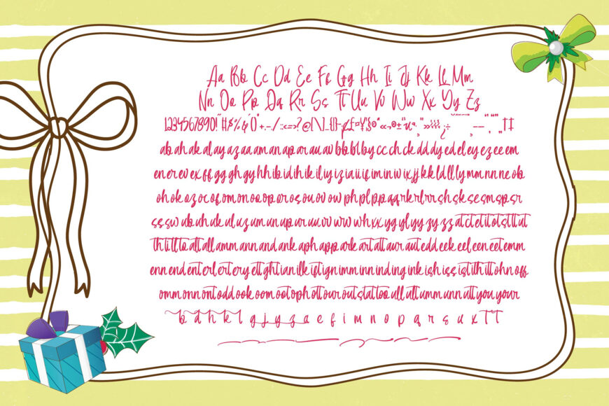 Magical Holiday Font