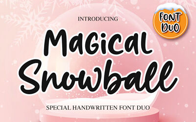 Magical Snowball Font Duo