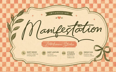 Manifestation Font