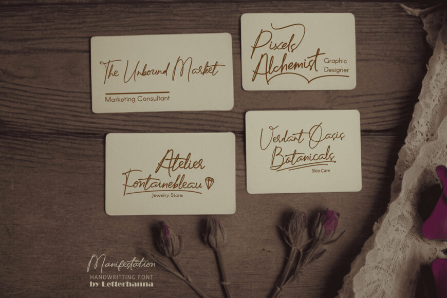 Manifestation Font