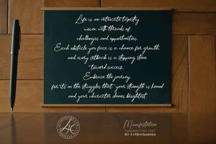 Manifestation Font
