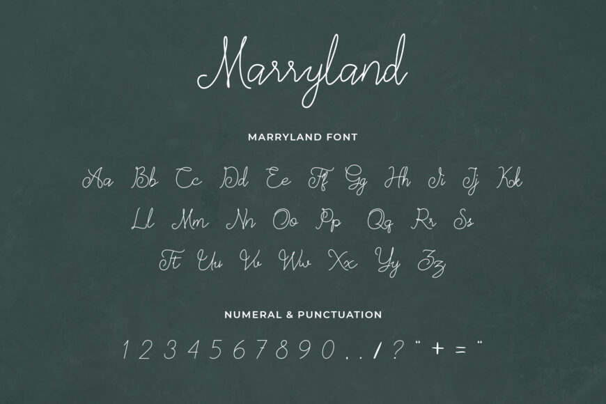 Marryland Font