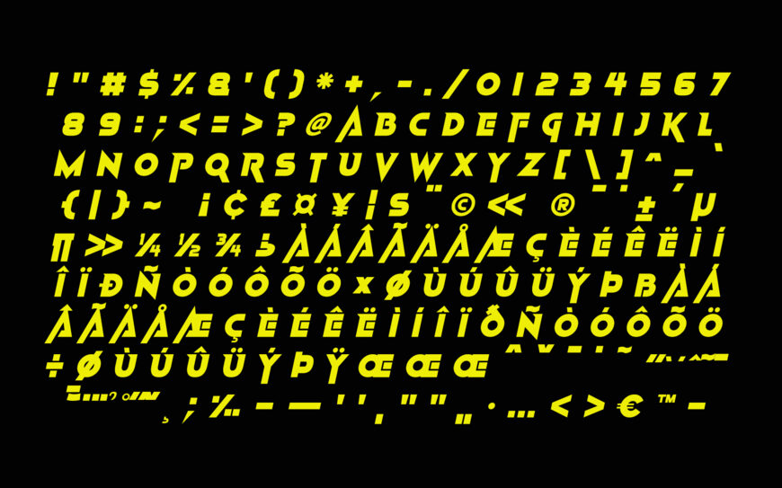 Maximum Voltage Font