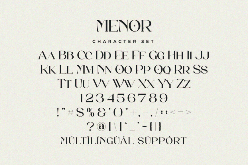Menor Font