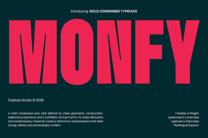 Monfy Font Family