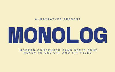 Monolog Font