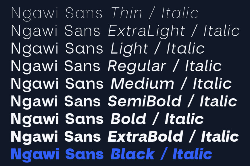 Ngawi Font