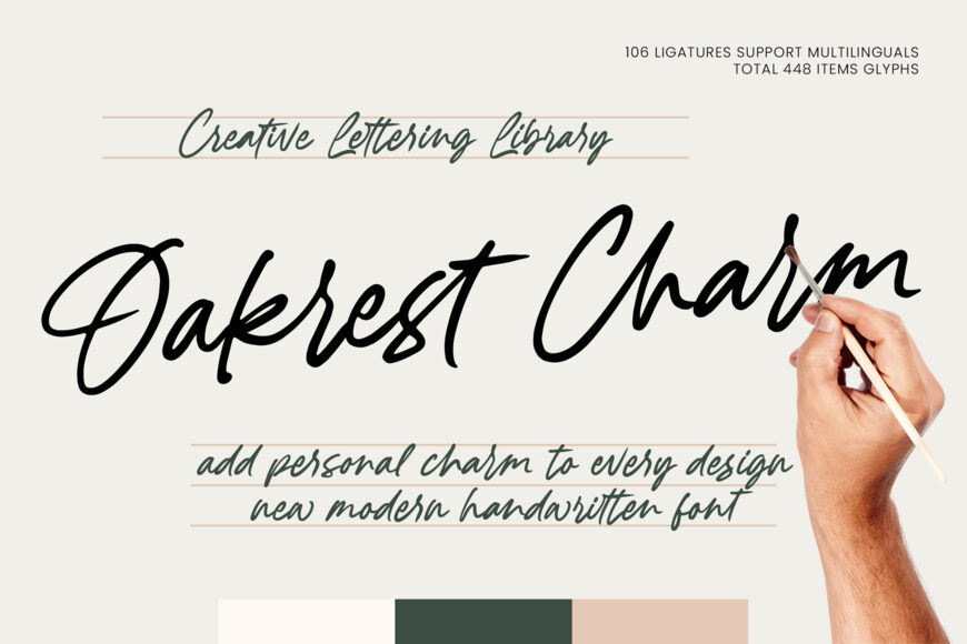 Oakrest Charm Font