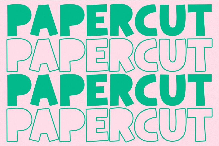 Papercut Font