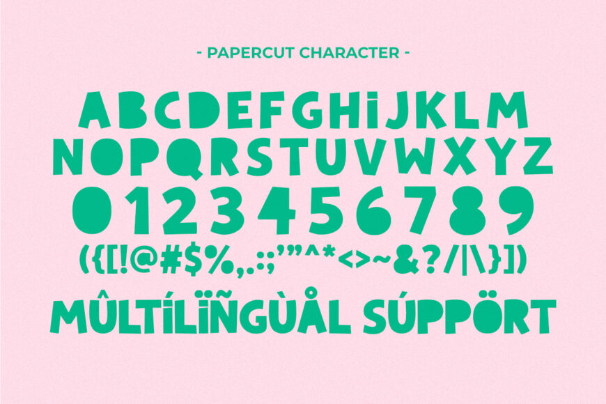 Papercut Font