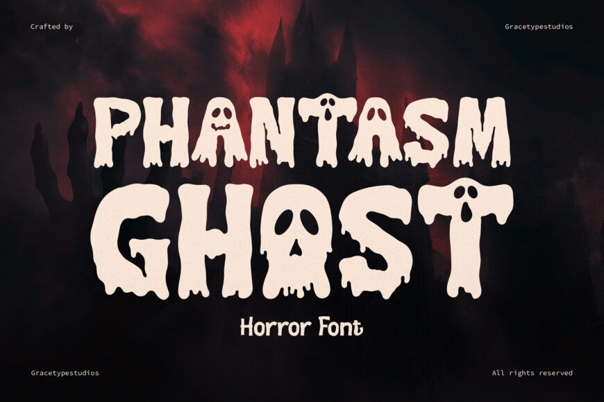 Phantasm Ghost Font