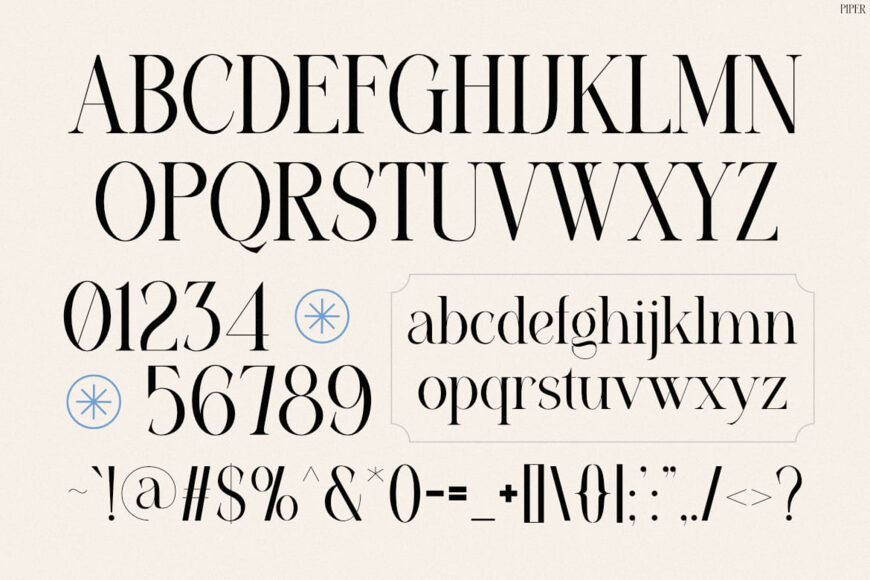 Piper Font