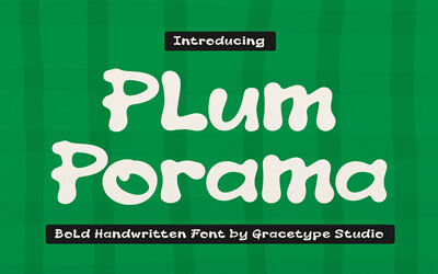 Plum Porama Font