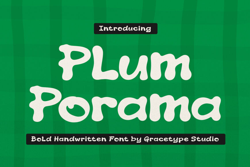 Plum Porama Font