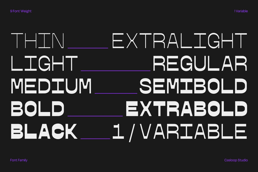 Podjog Font Family