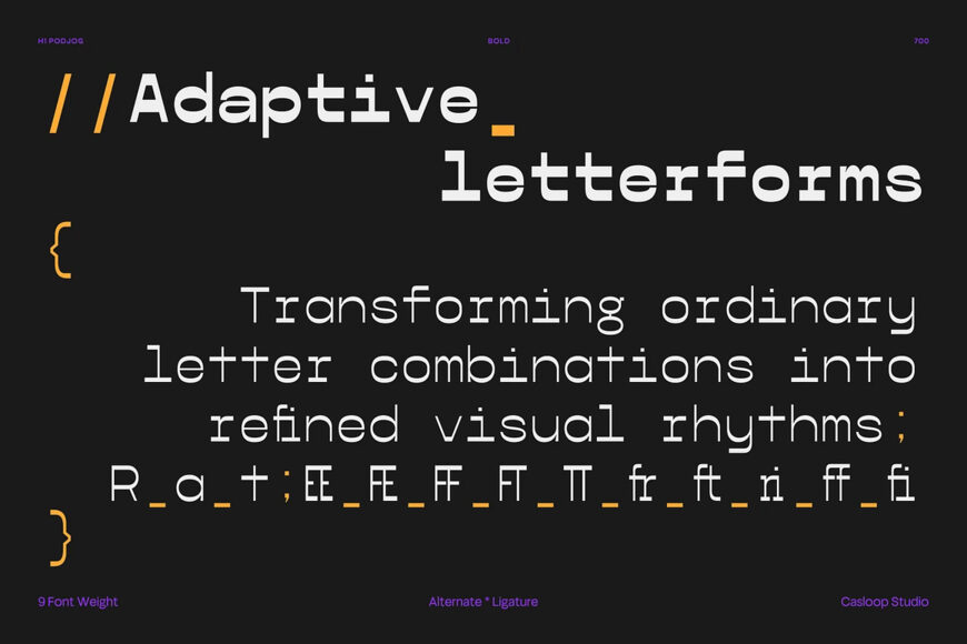 Podjog Font Family