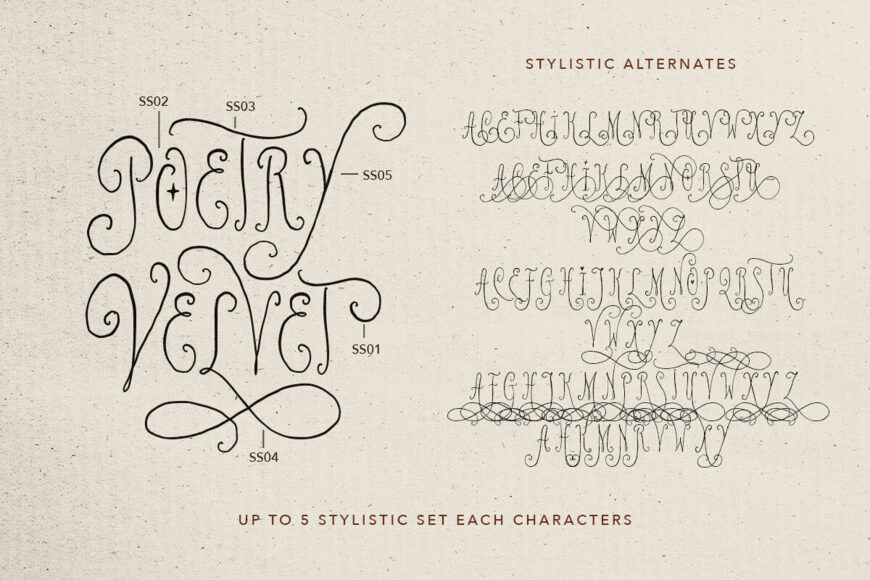 Poetry Velvet Font