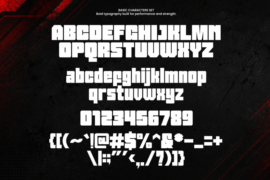 Power Square Font