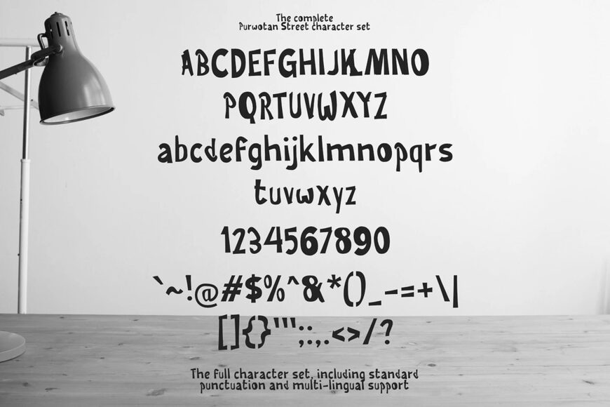 Purwotan Street Font
