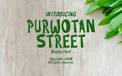 Purwotan Street Font