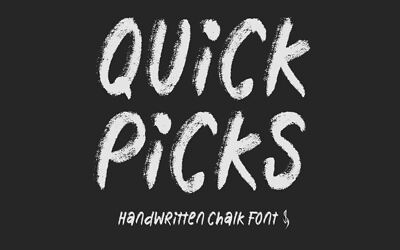 Quick Picks Font