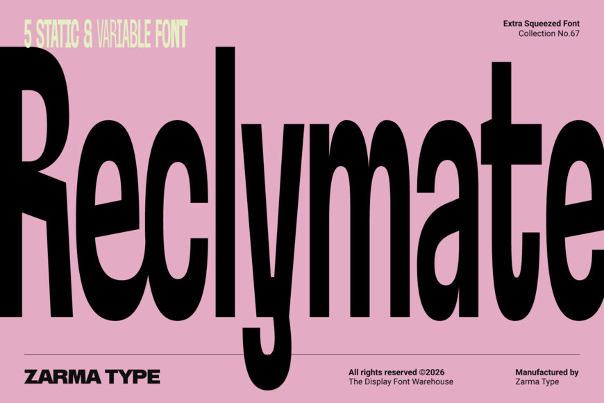 Reclymate Font Family
