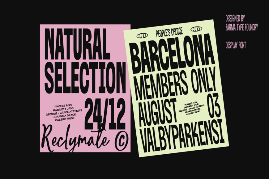Reclymate Font Family