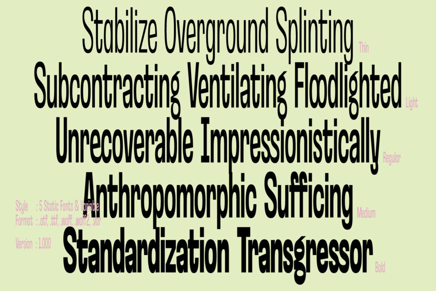 Reclymate Font Family