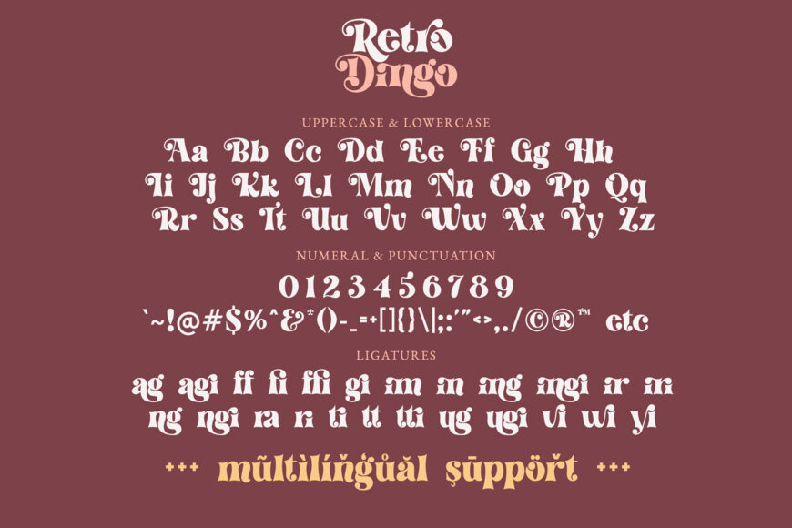 Retro Dingo Font