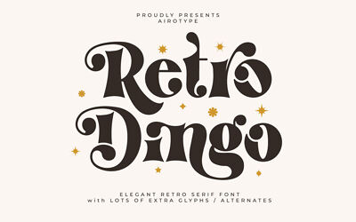 Retro Dingo Font