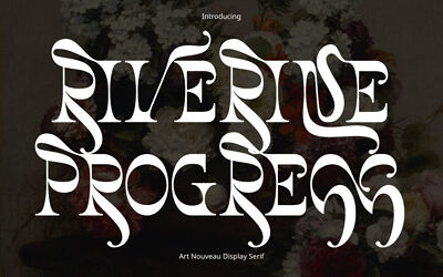 Riverine Progress Font