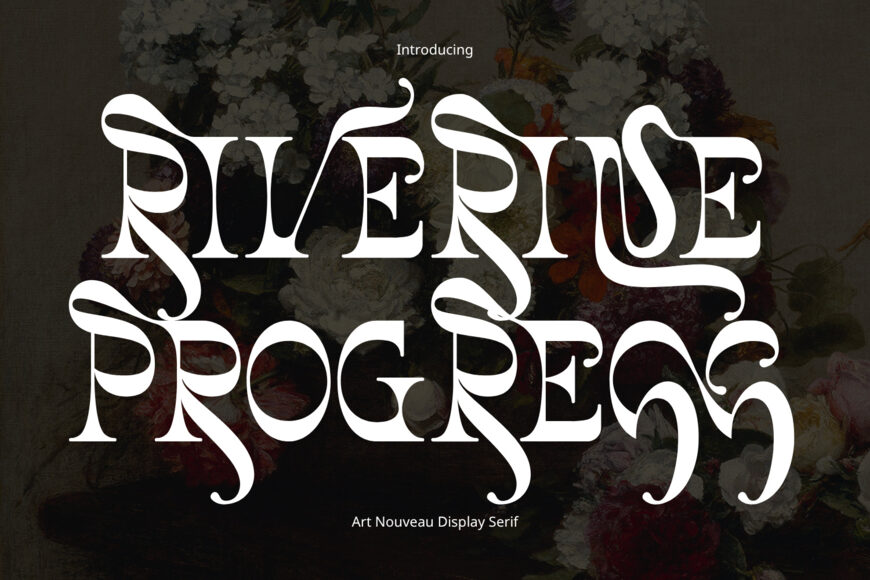 Riverine Progress Font