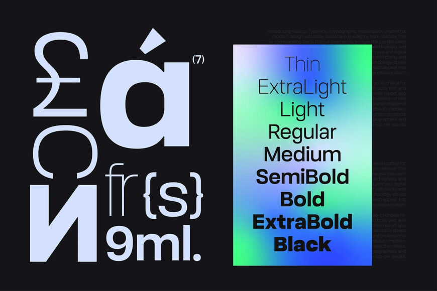 Robout Font Family