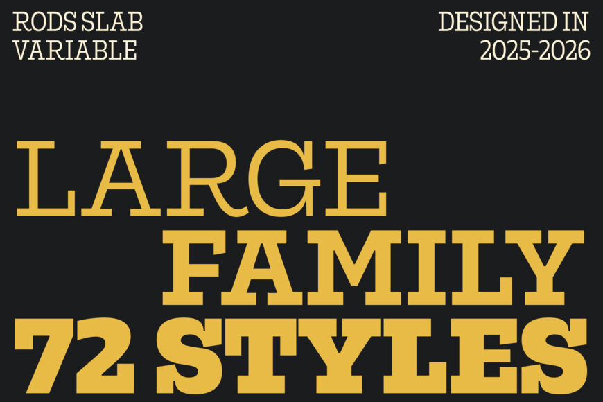 Rods Font Family