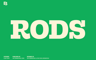 Rods Font Family