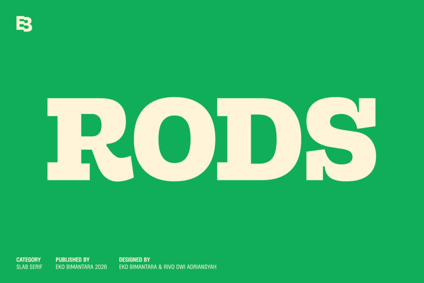Rods Font Family
