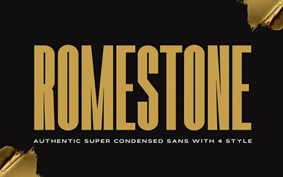 Romestone Font Family