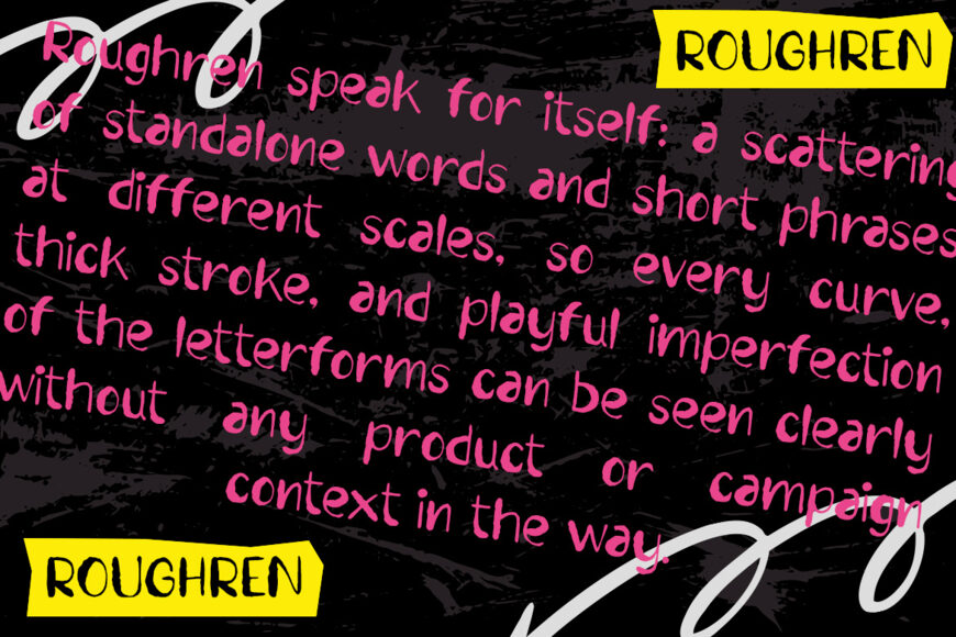 Roughren Font