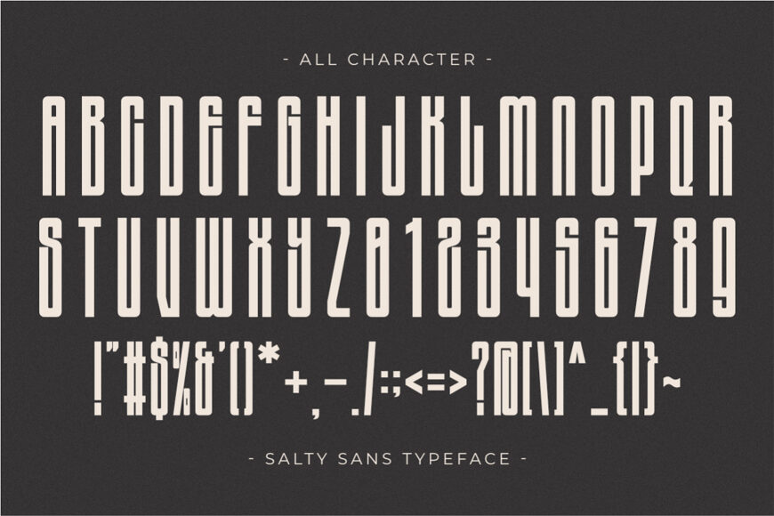 Salty Sans Font