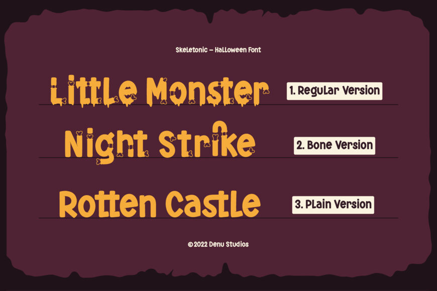 Skeletonic Font